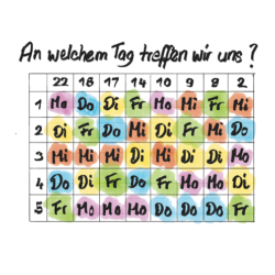 wochentagsuebung