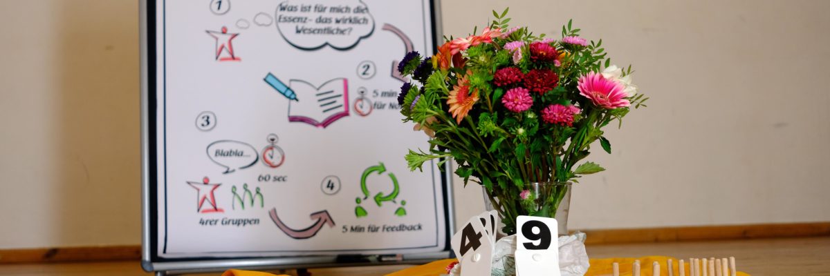 Blumen und Seminar Systemisches Konsensieren 3